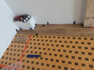 Pose de parquet flottant